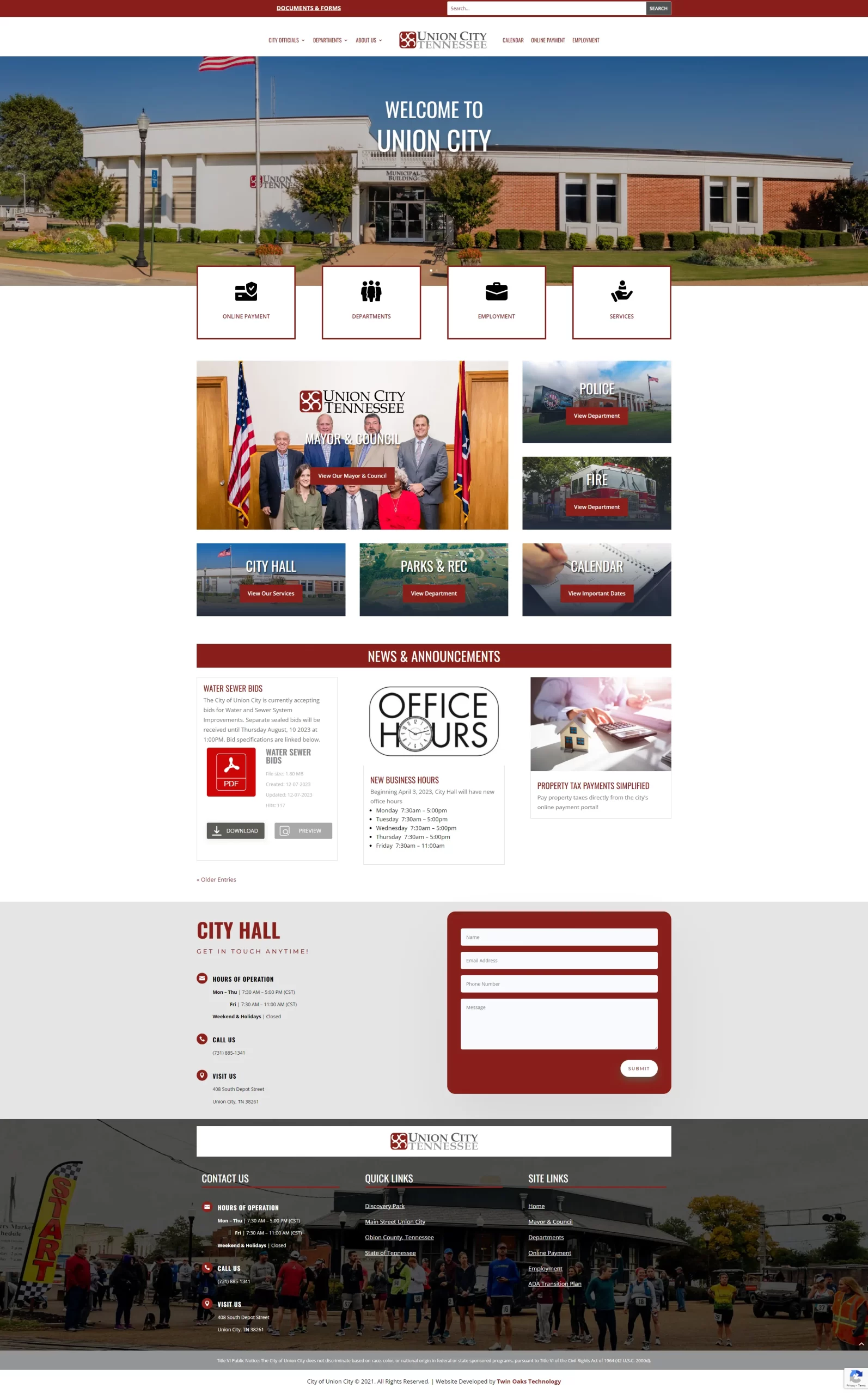 Website Development project image 6 - Custom website development for businesses across various industries including government, retail, churches, and professional services.